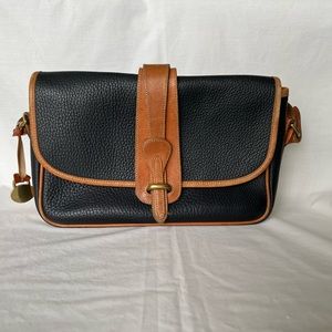 D&B Large Equestrian 54 AWL® Vintage Bag in Navy & British Tan